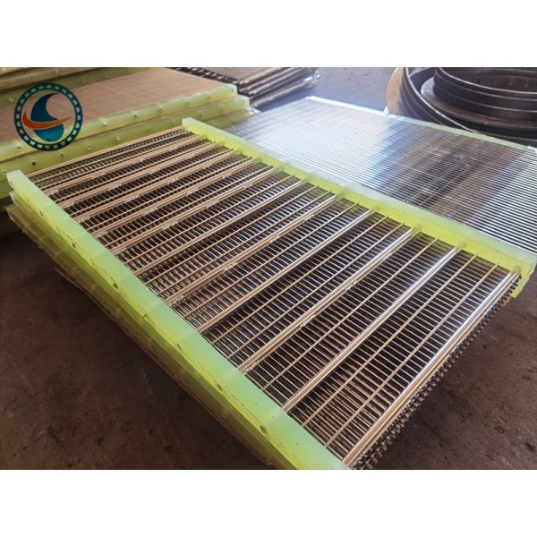 Stainless Steel 304 Slot 1.7mm Wedge Wire Screen Panel For Food Filtration