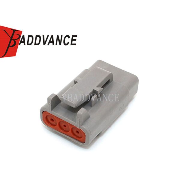 Rectangular Housing Deutsch DTM Connector 3 Pin DTM06-3S ATM06-3S ISO 9001