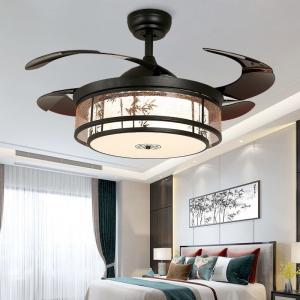 wholesale Safe Indoor Fan Light Remote Control Ceiling Lighting Chandelier With