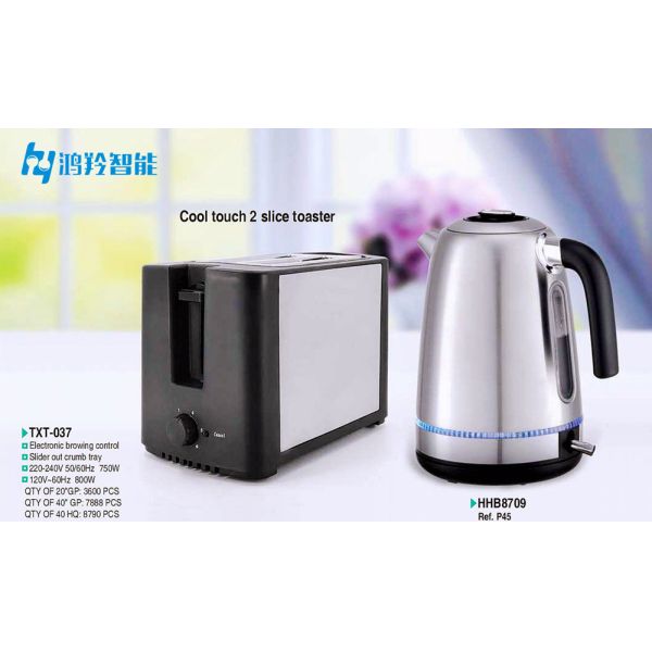 Household Stainless Steel Cool Touch Toaster for Private Mold and Slice Function