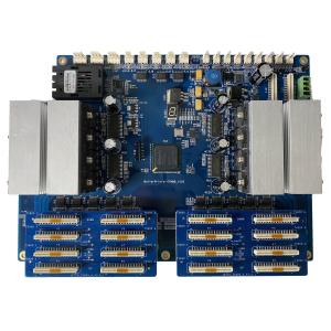 Textile digital oval printer USB3.0 eight head TX800 inkjet board printer system