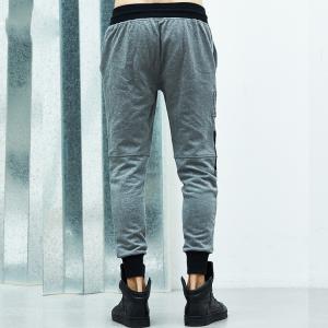 Skinny Mens Leisure Pants Streetwear , Cool Design Tight Fit Track Pants