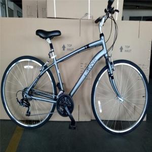 21 Speed Urban Fitness Bike Double V Brake Comfort Hybrid Bike with NO Fork