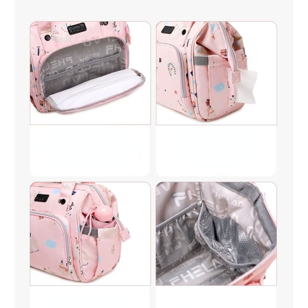 Fashion Large Maternity Multifunctional Diaper Bag Waterproof Travel Shoulder Handbag for Mom