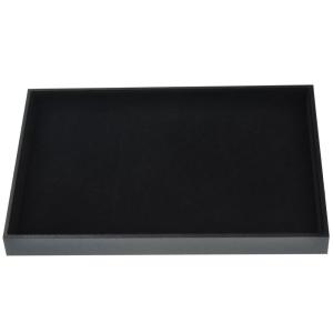 PU Velvet Foam Box Inserts Black / White , Jewelry Box Foam Protective