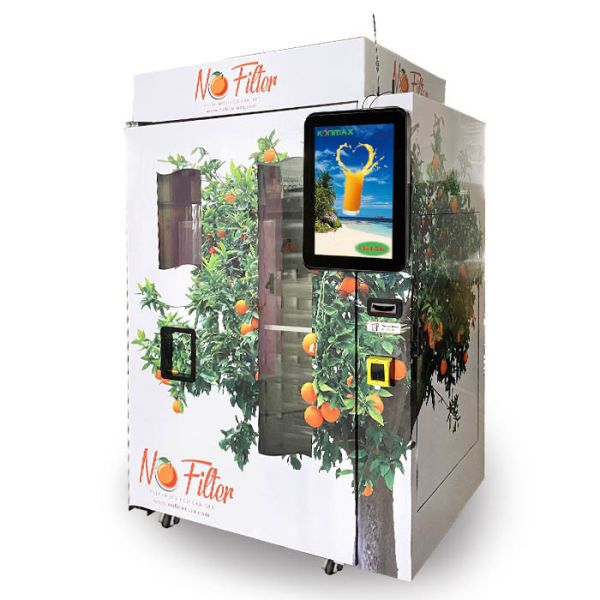 Commercial Automatic Fresh Juice Vending Machine Credit Card / Coins / Notes