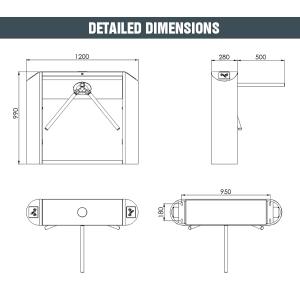Biometric Face Recognition Turnstile with Anti-Tailing Technology and Remote