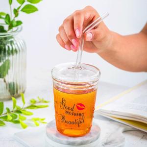 Beer Heat Resistant 350ml Borosilicate Glass Coffee Cup