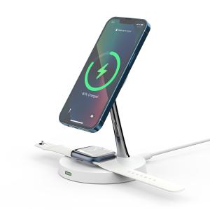 China T269C 4 In 1 Mulit-Function Fast Wireless Charger With Night Light Support Apple Watch 30w Intelligent Charger on sale