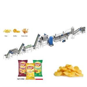 Potato Chips Frozen French Fries Production Line Automatic For Food Shop