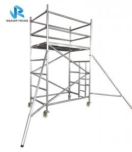 Quality Aluminium Alloy Scaffold Tower , Durable Extension Ladder Scaffolding Beam for sale