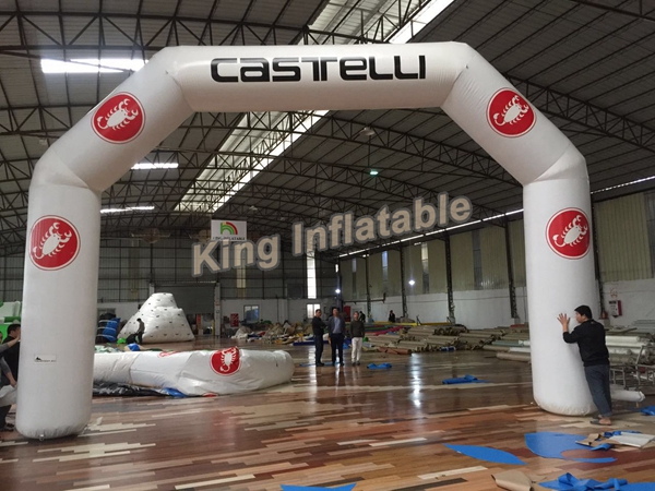 Outdoor Durable Oxford Event White Inflatable Arches For Promotion Or Advertising