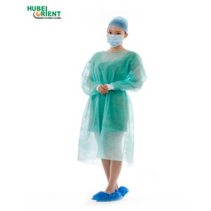 PP Nonwoven Waterproof Isolation Gowns With Knitted Wrist