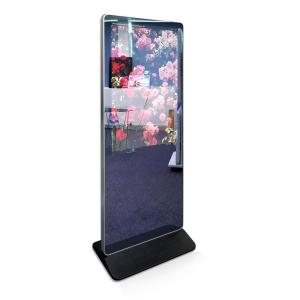 43 Inch Floor Stand Digital Signage Kiosk Led Magic Mirrors Monitor With Sensor