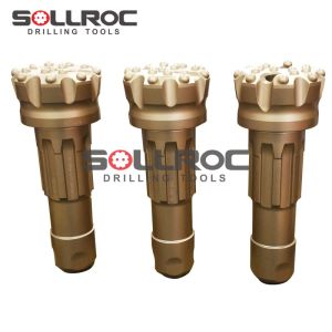 5 Inch DTH Drill Bit for Quarry Drilling with Heat Treatment and 15.5 KG Weight