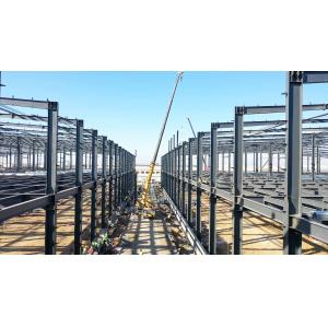 Galvanized Light Construction Steel Structure Prefabricated With Fast Constructi