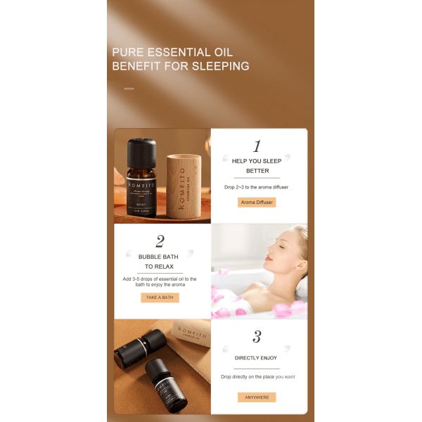 Relaxation Body Care Essential Oil Aromatherapy Diffuser For Skin Beauty