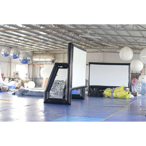 Blow Up Projector Screen Outdoor Airtight PVC Tarpaulin Inflatable Cinema Screen