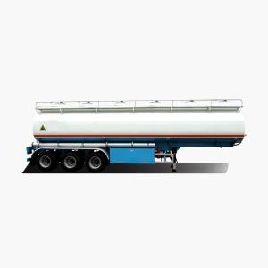3 Axles Fuel Tank Trailers 40000L 27t Payload 4 Compartments