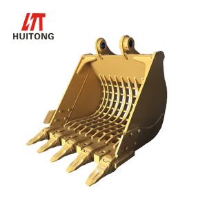 PC330 EX230 PC200 Excavator Skeleton Bucket Yellow Color