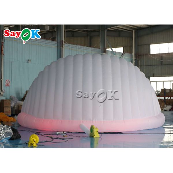 Inflatable Air Tent Portable Semicircle Helmet Shape Inflatable Stage Tent