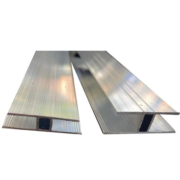 Buy 6mm H Channel Extruded Aluminum Profiles For Polycarbonate Sheet at wholesale prices