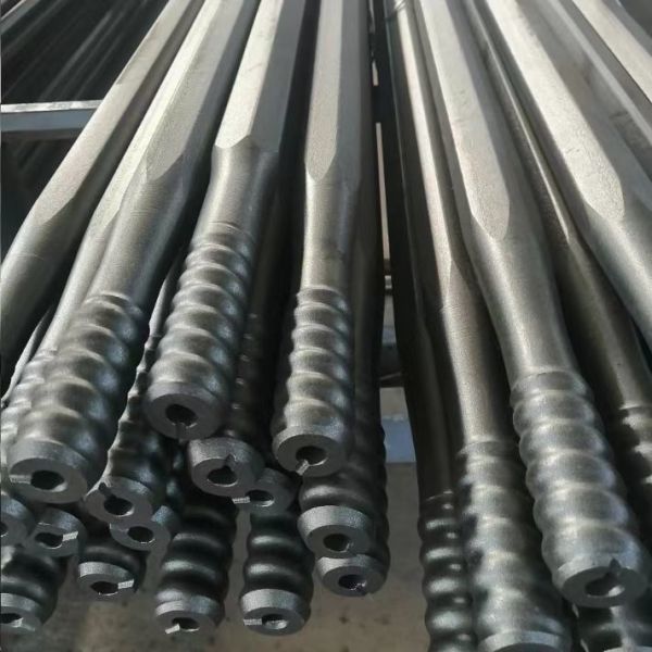 R32 Thread Drill Rod Top Extension High-Strength Steel Hexagonal and Round