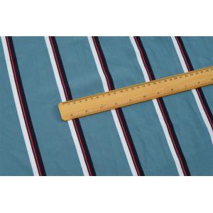 Refreshing, Breathable And Healthy Natural Striped Knit Fabric For Casual Wear