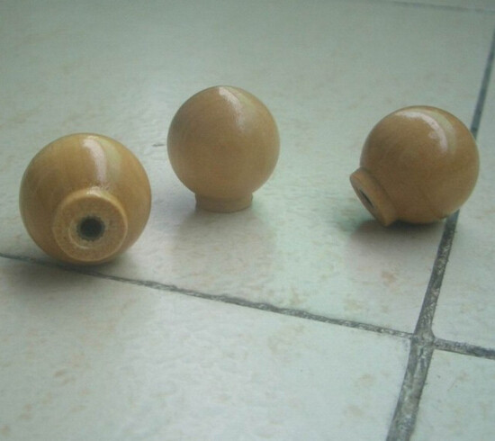 Buy 25mm round ball  knobs Wood Cabinet Drawer Pull Knobs Handle at wholesale prices