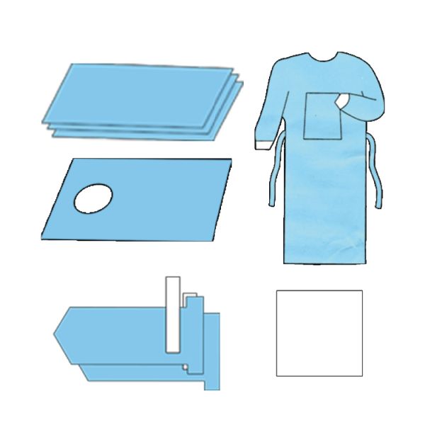 Disposable Dental Surgical Pack Sterile Reflector Drape Pack CE Certificate