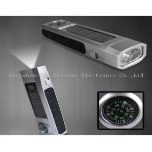 Quality 5LED solar plastic torch for sale
