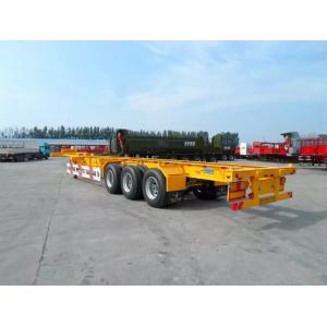 12M Length 3 Axles Lowboy Gooseneck Trailers With 2 / 3 Inch Bolted Type Kingpin