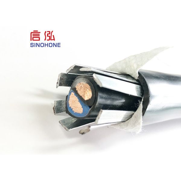 Buy Underground Direct Burial Armored Flexible Power Cable VVR Multi Strand 2 Core Joint at wholesale prices