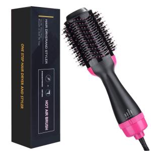 China Hot Air Dryer 3 In 1 Hair Straightener Brush For Women on sale