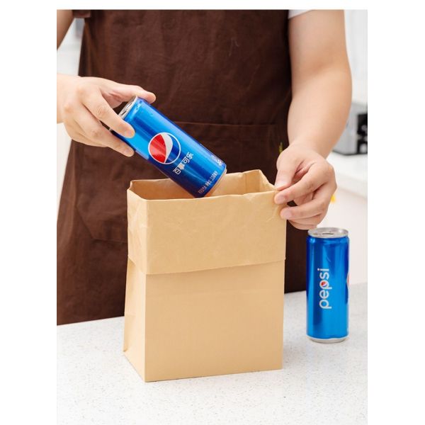 Buy Kraft Biodegradable Disposable Tableware Candy Paper Bag Without Handle BSCI at wholesale prices