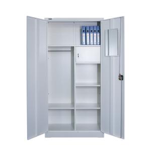 Multifunctional KD Metal Wardrobe Closets With Hanger and Adjustable Shelves