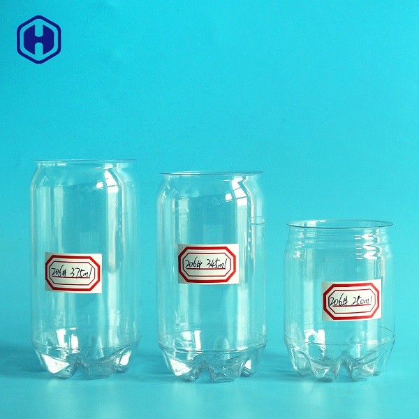 Buy Durable PET  Plastic Soda Cans Food Safe Plastic Cylinder Container at wholesale prices