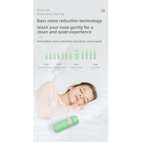 Adult Daily Use 40ml Water Mist Spray Portable Nasal Irrigator IPX7 Grade