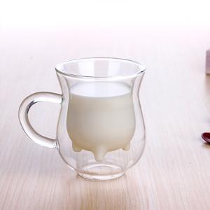 200ml Handmade Double Wall Borosilicate Glass Cup