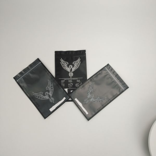 Customized Glossy Earphone Accessories Packaging Bag Earphones Headphones Headsets Packaging Bags With Custom Logo