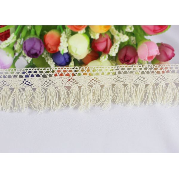 Buy Decorative Crochet Lace Ribbon Cotton Lace Trim For Embellishment at wholesale prices