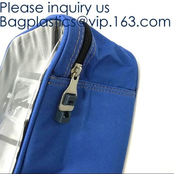 Promotional Logo Printed Vinyl Bank Bag,Pop Up Lock and 2 Keys Company Security