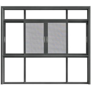 3-6m Aluminum Sliding Windows Profile Extrusion Powder Coating