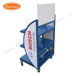 Car Storage Shelf Electric Bike Metal Battery Display Rack