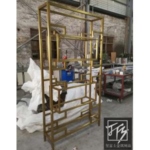 luxury gold stainless steel modern bookcase storage rack bookshelf