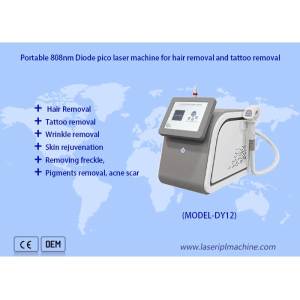 2 In 1 Pico Laser Diode Hair Removal And Picosecond Laser Tattoo Removal Machine