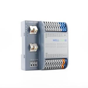 Remote Ethercat I/O Module Dual Ethernet Ports 32 Channels 16 Inputs And Outputs