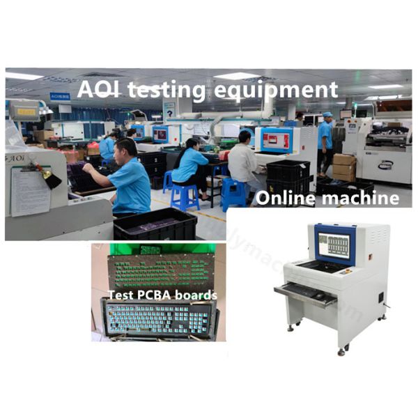 TCP IP AOI Inspection Machine For SMD Pick And Place Machine Detecting PCBA