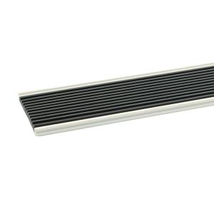 Black PVC Stair Nosing Extrusion Profile Customized Plastic Profiles