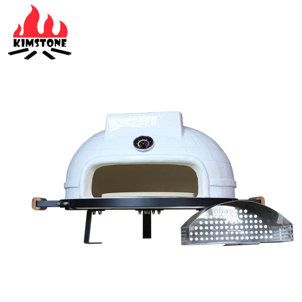 KIMSTONE 21 Inch Mini Outdoor Garden Portable China Wooden Burning Charcoal Pizzaofen Brick Pizza Oven Wood Fired Grill for Sale